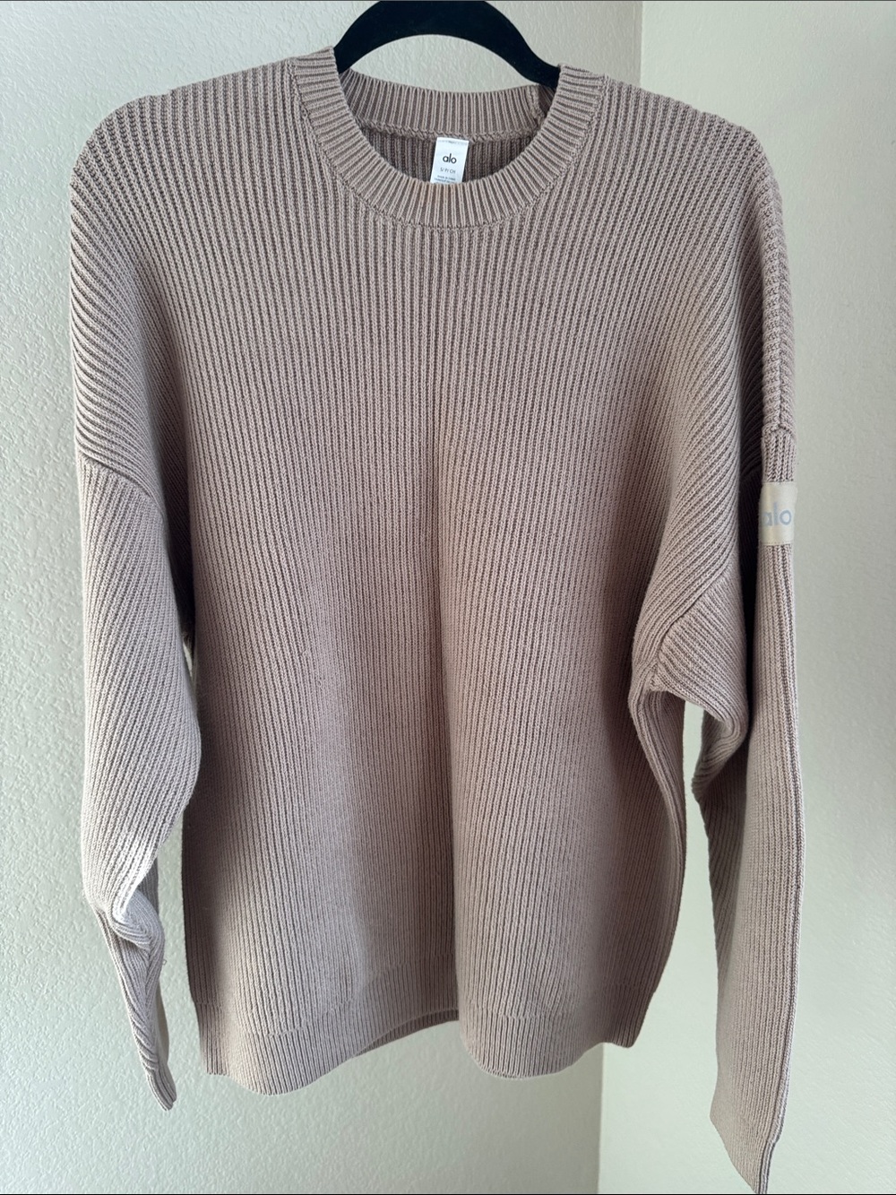 ALO Domain Rib Knit Crew Sweater